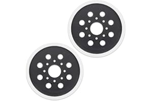 2 Pack Sander Replacement Pad, SIJDIEE 5 Inch 8 Hole Hook and Loop Compatible with Bosch Orbital Round Sander Backing Pad, fo