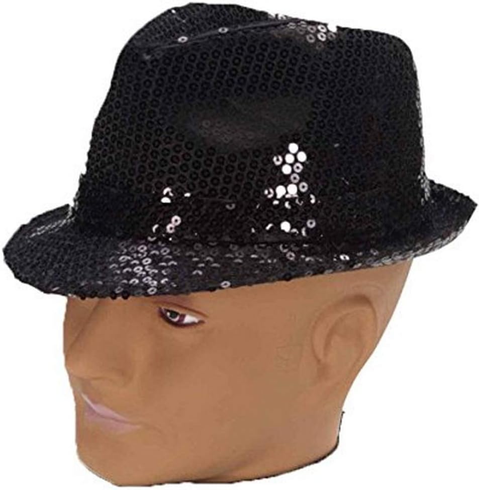 sequin fedora hats