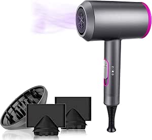 Sendowtek Secador de Pelo de Ion Negativo, Profesional 1800W Secador de  Cabello Potente de Secador Rápido 3 Ajustes de Calor con Boquillas y  Difusor para Familia y Viaje : Amazon.com.mx: Belleza