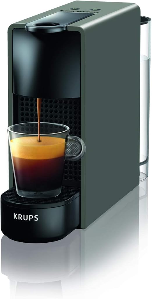 Krups Nespresso Cafetière à Capsules Essenza Mini (1260 watt, technologie de chauffe Thermoblock
