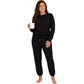 Blush by Us Angels 2 Piece Jogger Lounge Set for Women | Women's Travel Sweatsuit - Lightweight, Cozy Loungewear