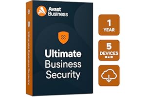 Avast Ultimate Business Security | 5 Devices 1 Year | Includes Online Management Platform | End Point Protection | Ransomware