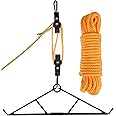 Deer Hanger for Skinning, Deer Hunting Game Hoist Pulley Lift System with Gambrel, Max to 700LB for Hanging and Processing De