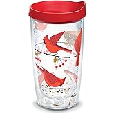 Tervis 1318911 Cardinals Insulated Tumbler with Wrap and Lid 16 oz - Tritan Clear