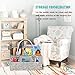 Senrokes Baby Diaper Caddy Organizer - Nursery Storage Portable Diaper Caddy Baby Shower Gift Baskets with Changeable Insert for Baby Diapers, Wipes and Toys to Household, Car and Travel.(Grey)
