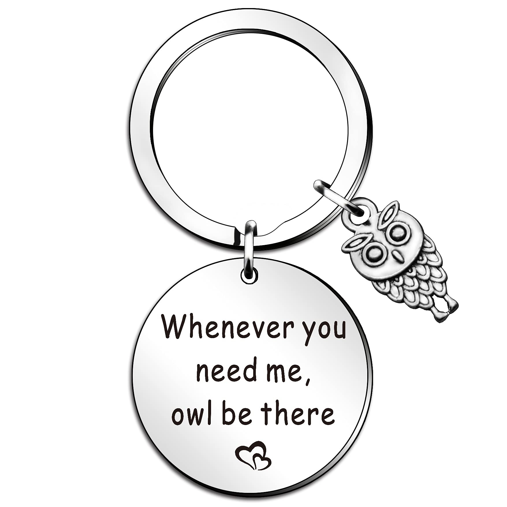 QMVMV Owl Lover Gifts - Owl Keyring for Friends & BFFs - Stay Strong Gift