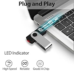 AreTop 4GB USB 2.0 Flash Drive 20 Bulk, Pen Drive