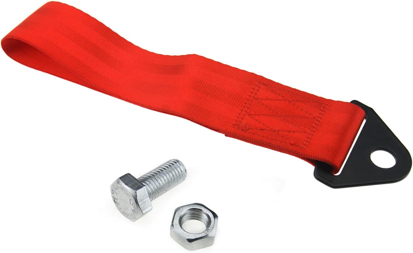D2D Red Racing Tow Strap Universal Race Cars Rally Competition Towing