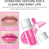AOOWU Plumping Lip Oil Tinted Moisturizing Lip Gloss 5 Colors view 6