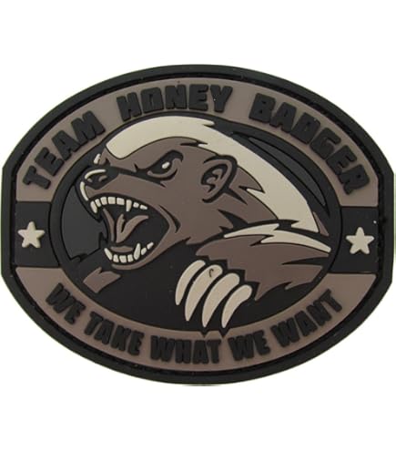 Amazon.com: Mil-Spec Monkey Honey Badger PVC Patch (Multicam