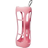 GETGEAR Silicone Cover Sleeve for JBL Flip 6 Portable Bluetooth Speaker, Customized Design Cover Portable Protection Solution, Best Matching in Shape and Color (Pink)