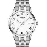 Tissot Mens Classic Dream Stainless Steel Dress Watch