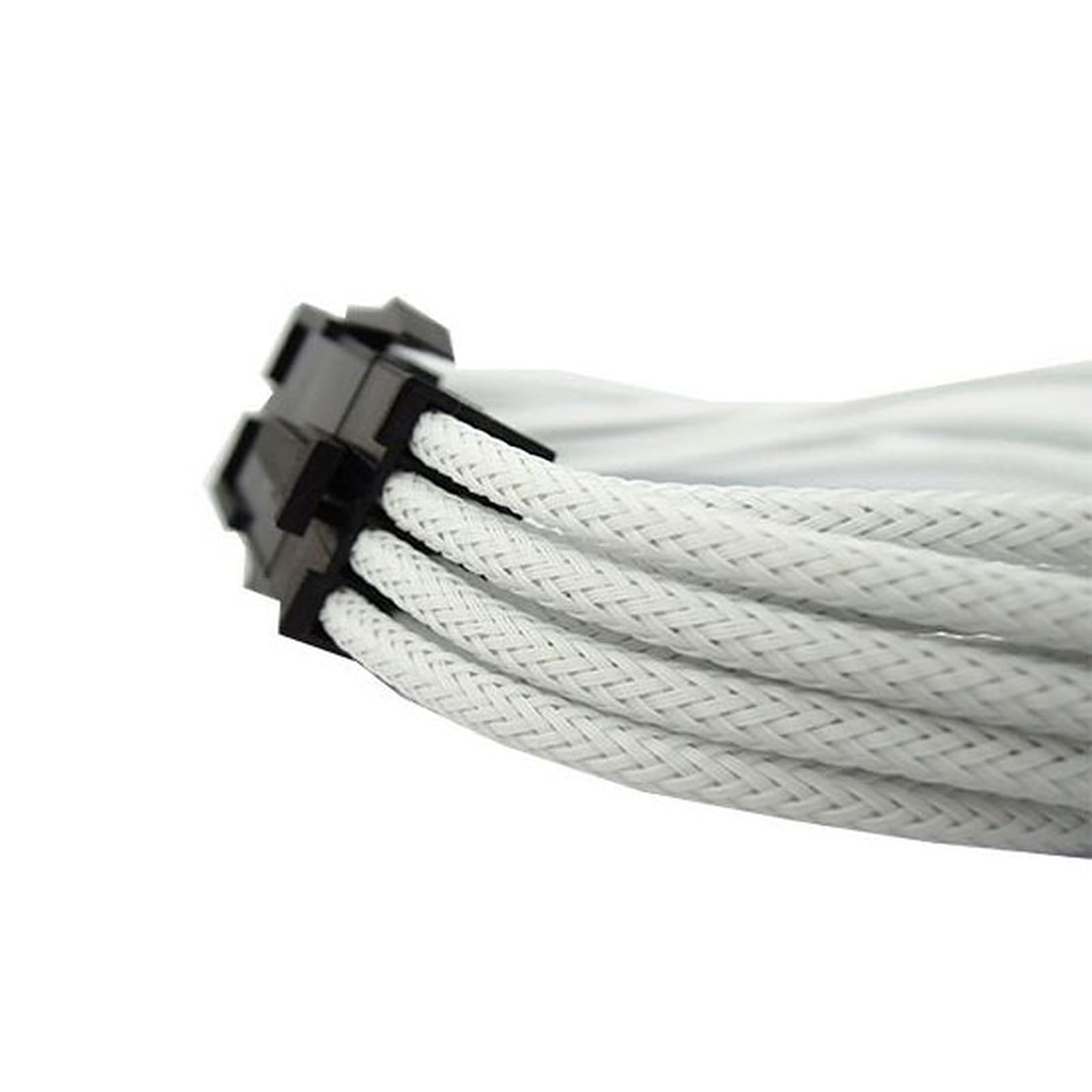 Gelid Solutions Cable 6-2 PIN PCI-E | Single Sleeve White | AWG 18 | Sizes 30cm | Color: white