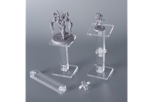 Kalami Flying Miniatures Combat Riser for DND With 2" Base, 2 Sets 3D Single Flyer Riser for Tabletop RPGs and Board Games