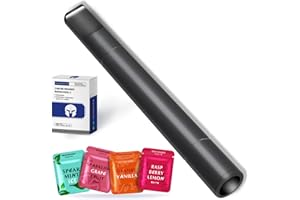 TAILTRESPASS Quit Bad Habit Air Device - Upgraded Version Smokeless Inhaler for Smoking Cessation | Refreshing Refresh with Natural Plant Extract | 4 Flavors | Lifts Spirits | Black