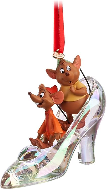 Disney Store Cendrillon Pantoufle De Verre Avec Jaq Et Gus Croquis Ornement Figurine Amazon Fr Cuisine Maison