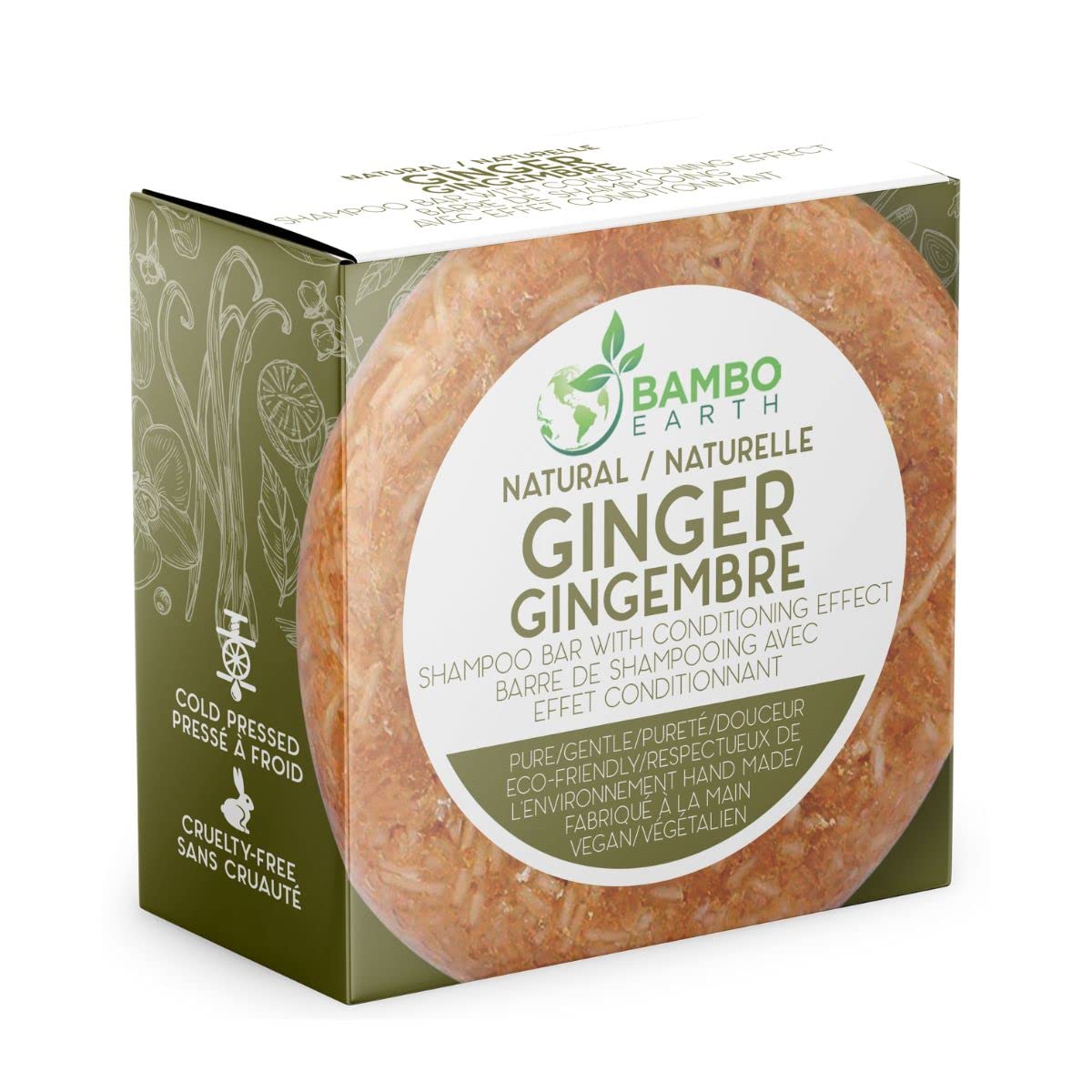 Solid Shampoo Bar And Conditioner Effect Hair Soap – Natural Shampoo Bars For Hair w/Based Essential Oils