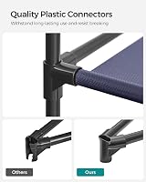 SONGMICS Clothes Wardrobe Portable Closet Garment Rack 4 Hanging Rails 4 view 7