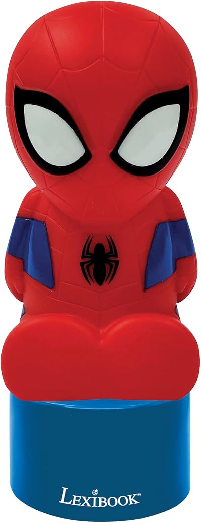 LEXIBOOK Spiderman Nightlight and Speaker for Children NS01SP Blue Red