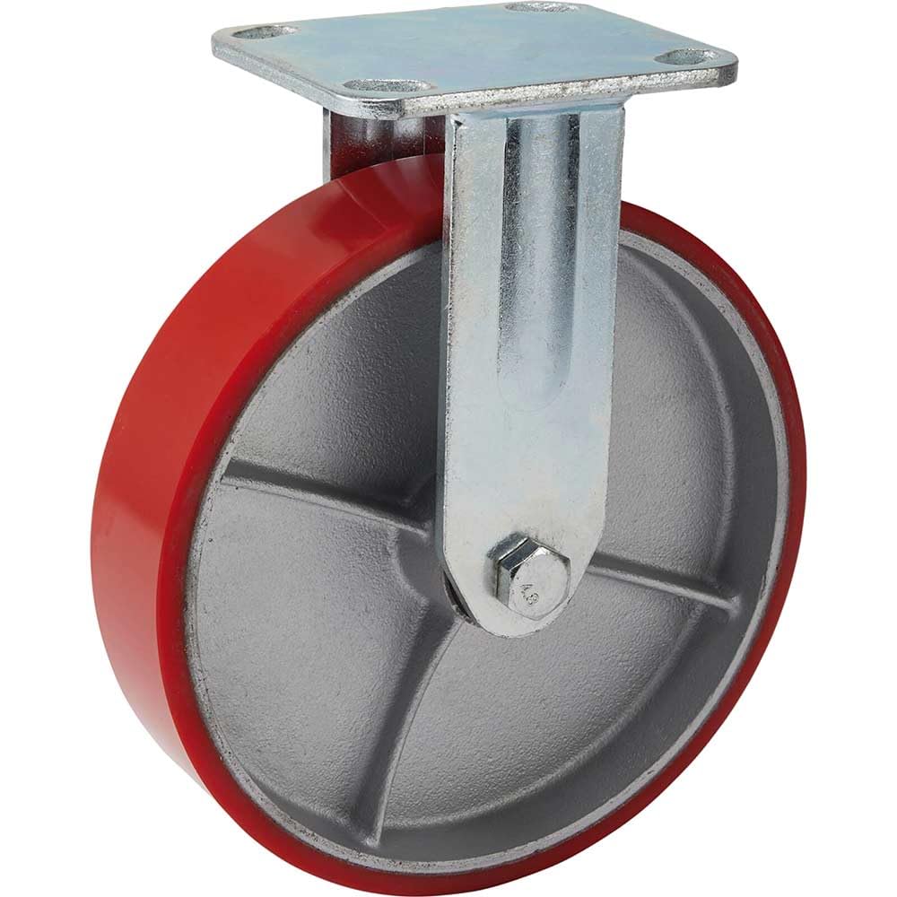 Draper 65534 200 mm-Diameter Fixed Polyurethane Castor