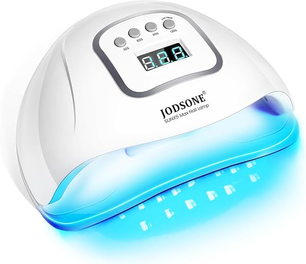 JODSONE U V LED Nail Lamp, Nail Dryer for Gel Polish, Led Light with Automatic Sensor & 4 Timers