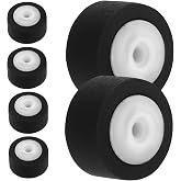 FUNOMOCYA 6pcs Pinch Roller for Radio Tape Recorder Recorder Machine Replacement Parts Bearing Roller for Video Cassette Player Audio Equipment