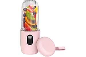 VBESTLIFE Portable Blender, Cordless, Personal Blender for Shakes & Smoothies, Travel with 16 Sharp Blade, Faster Juicing, US
