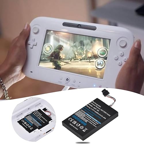 Pickle Power Replacement Wii U Gamepad Battery, 6600mAh