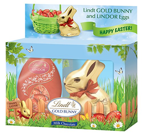 Lindor Gold Bunny with Chocolate Eggs Gift Box