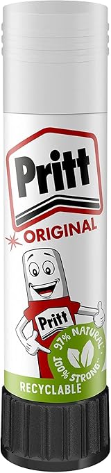 Pritt Glue Stick White 5x11g 97% Natural Ingredients School Craft view 3
