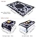 PartyTalk Spider Web Lace Tablecloth Rectangular 80 x 60 Inch Black Halloween Tablecloth Ghost Bat Pumpkin Gothic Halloween Party Home Decorations