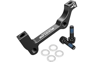 BUCKLOS PM/is Front Rear 180/203mm Disc Brake Caliper Mount Adapter Gear Parts Accessories, CNC Machined Aluminum Alloy Rotor Adapter with Bolts