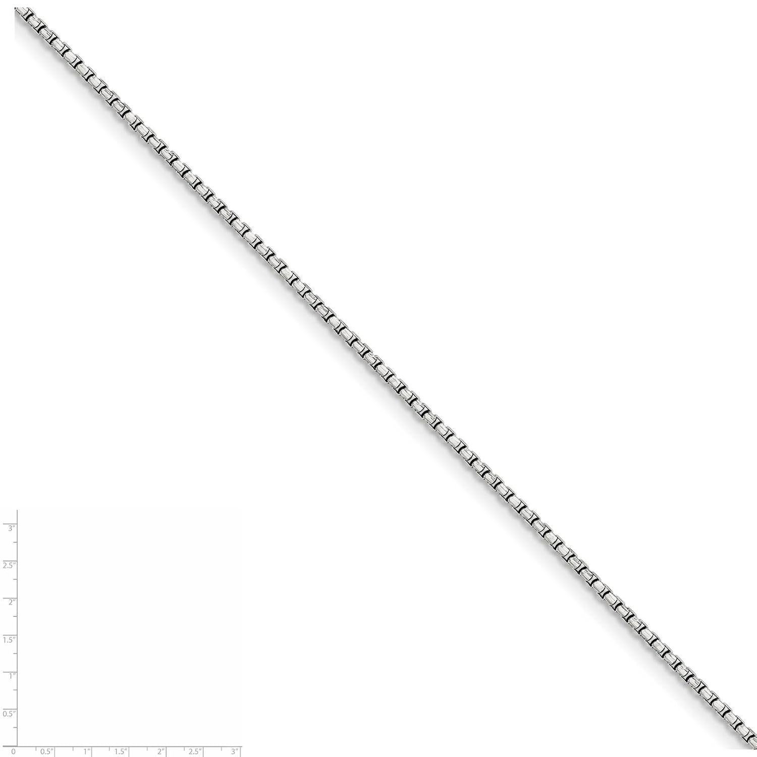 925 Sterling Silver 1.7mm Round Diamond 
