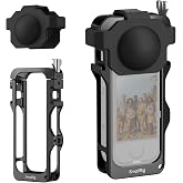 SMALLRIG Cage for Insta360 X4 Air, Aluminum Alloy Protective Case | for Insta360 X4 Air Quick Release, Built-in Cold Shoe Mounts &amp; 1/4" Threads, with Silicone Lens Cover - 5939