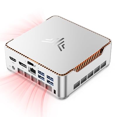 KAMRUI Hyper H2 Small Gaming PC 14th Gen Intel Core i9-14900HX Micro PC(24C/32T, Up to 5.8GHz) 32GB DDR4(Expandable) 1TB SSD Small Desktop Computers, HDMI+DP+USB-C/Triple 4K Display/WiFi6E/BT5.2/VESA