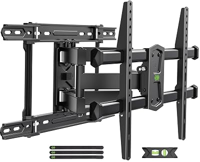USX MOUNT UL Listed TV Wall Mount for 42"-84" TVs up to 110lbs and 8"-24" Wood Studs, TV Mount with Tilt, Swivel & Extension, Wall Mounts Bracket with Dual Articulating Arms, Max VESA 600x400mm