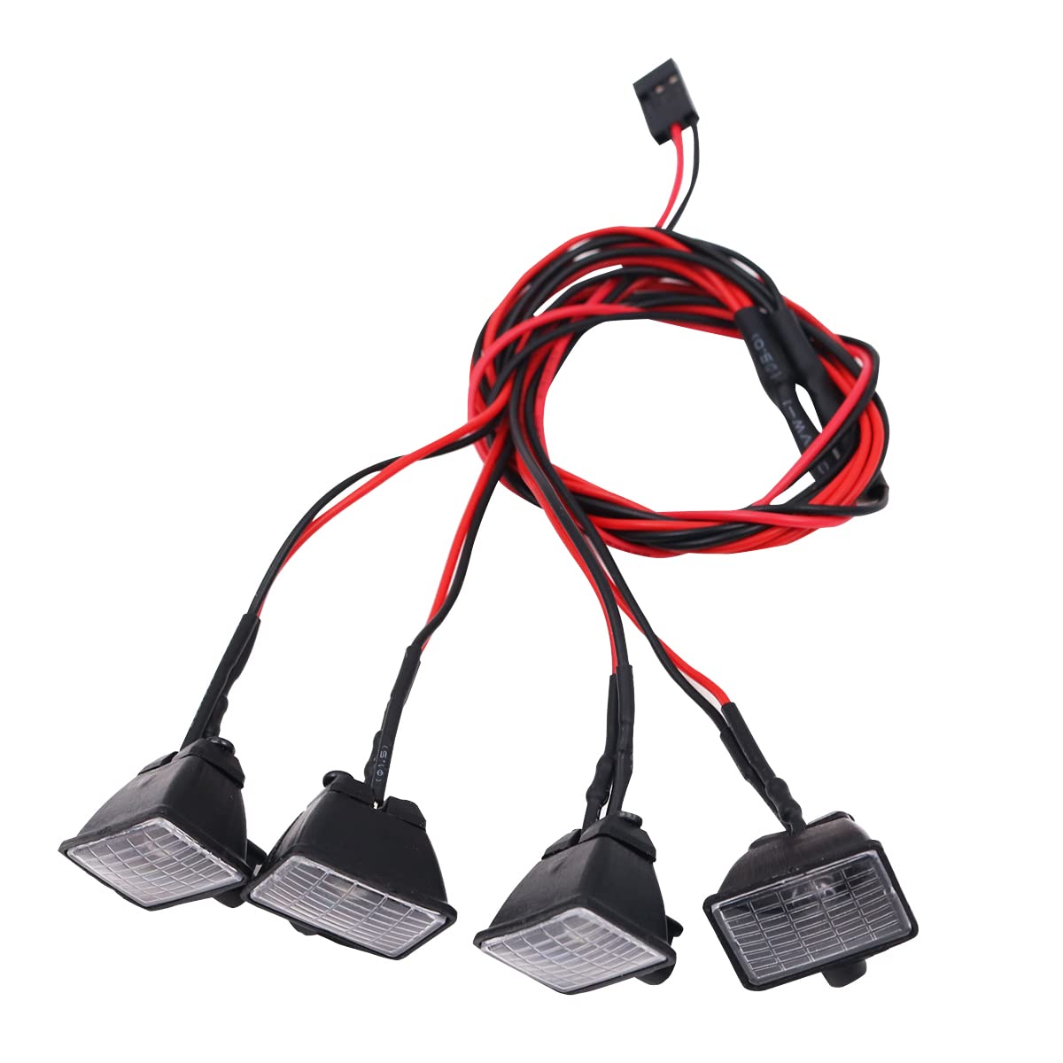 WANGCL Rc Car Lights RC Crawler Roof Lights Rc Light Kit 4 LED for 1/10 Remote Control Monster Truck RC Crawler Compatible with SCX10 TRX4