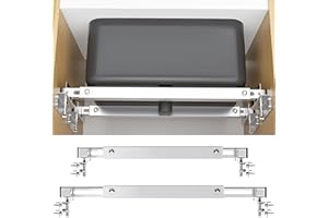 RDCMKL Adjustable Undermount Sink Brackets, Stainless Steel Undermount Sink Supports Brackets Installation Kit for Heavy Duty Kitchen Sinks, Maximum Load 900 lbs