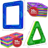 Desire Deluxe 40pc Magnetic Building Blocks Set STEM Toys for Kids view 3