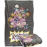 Rugrats Blanket, 36"x58" Rugrats Chair Silky Touch Super Soft Throw Blanket
