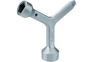 Hugexpen MKF2 Water Meter Box Key for Quick Opening Of Meter Box, Water Valve Box, Gas Shut-off Covers and Fire Hydrants (1 PCS)