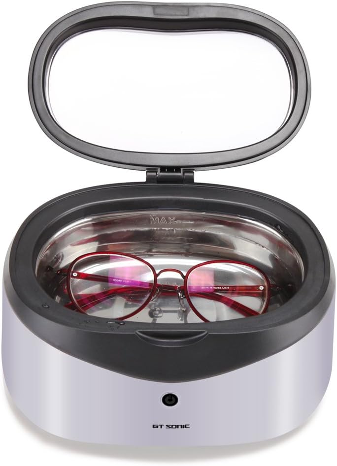 SQ F1 Ultrasonic Cleaner for Jewelry,Eyeglasses,Dentures, White