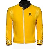 PARTYEVER Discovery Commander Uniform Jacket Coats 2019 New Starfleet USS Captain Pike Cosplay Costume Halloween Men's Outfit
