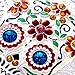 Jinvun Compact Personal Mirror for Makeup (Sugar Skull) Round, Handheld Portable/Vintage, Antique Day of the Dead Decorations/Purse, Small Bag, and Travel Carry/Foldable, Flip Open