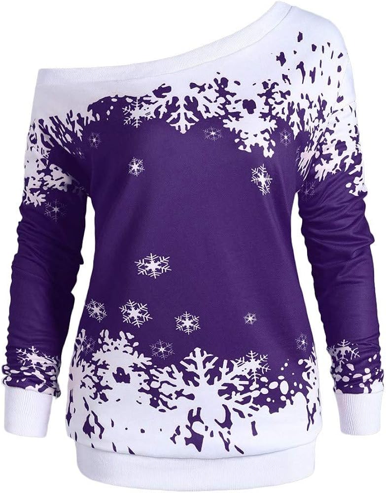pullover mit schneeflocken damen
