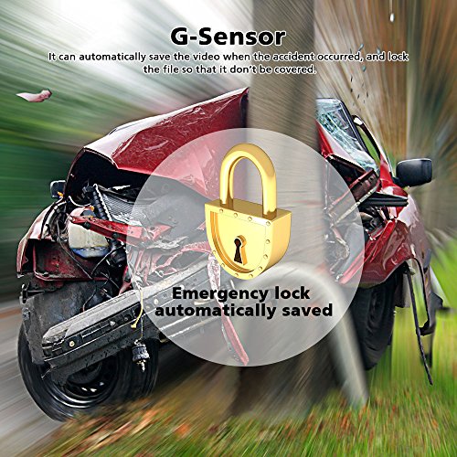 Tickas Car Dashboard Camera Recorder, Car DVR 2 in 1 720P Dash Cam Radar Speed Detector with Full Band Mute Button Loop Recording G-Sensor Anti Radar Detector