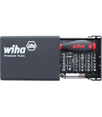 Wiha 71990 Standard Security Bit Set, 39 Piece - Screwdriver