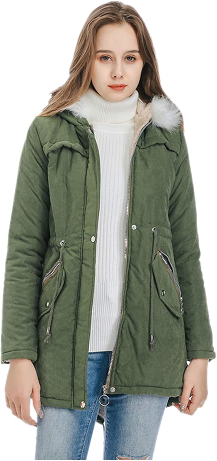 womens padded parka coats