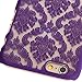 iPhone 6 Plus Case, Style4U iPhone 6 Plus [Purple] Flower Damask Design Slim Fit Case Cover for Apple iPhone 6 Plus 5.5 Inch with 1 Stylus and 1 HD Clear Screen Protector [Purple]