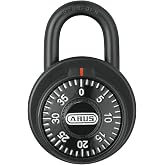 ABUS 78/50 KC 2-Inch Locker Dial Combination Padlock, Black